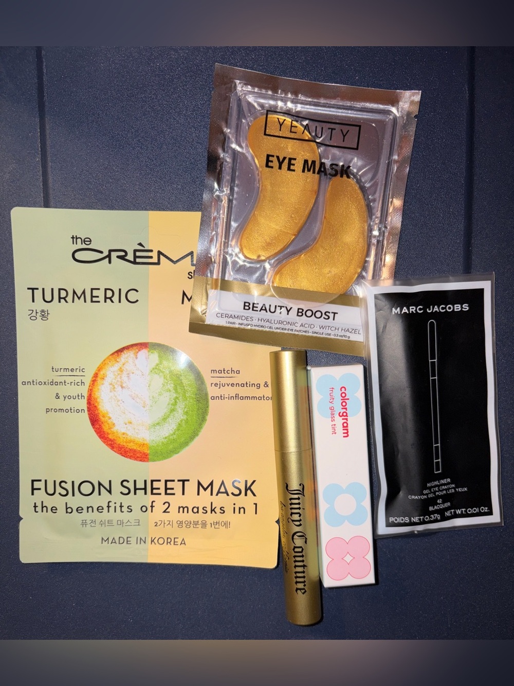 Korean Facial Mask Sheet, Eye Mask & Lip Oil - Bundle of 5 Choice items